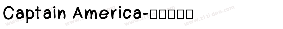 Captain America字体转换